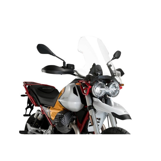 PUIG CUPOLINO TOURING MOTO GUZZI V85 EVOCATIVE GRAPHICS 21-24 TRASPARENTE