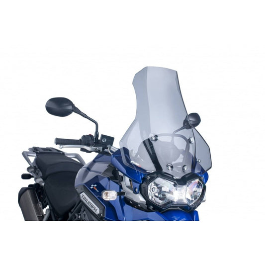 PUIG CUPOLINO TOURING TRIUMPH TIGER 1200-EXPLORER/XC 12-15 FUME CHIARO