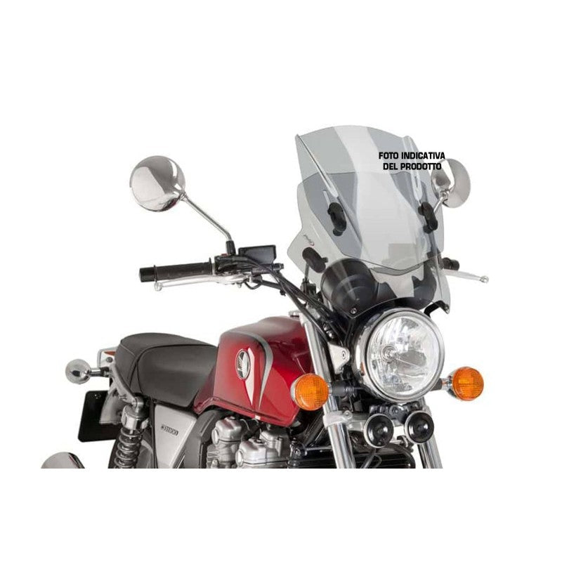 PUIG CUPOLINO UP&DOWN KAWASAKI Z650 20-23 FUME CHIARO
