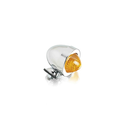 PUIG FRECCE LED MODELLO BALA ARANCIONE - Lenti arancione e base nera - Omologate secondo gli standard europei - Dimensioni: