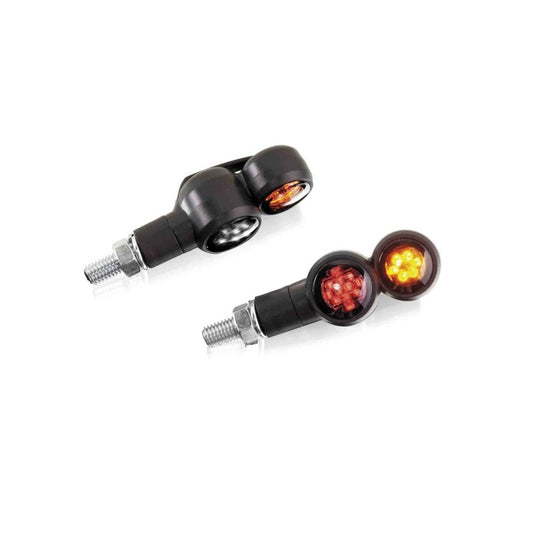 PUIG FRECCE LED MODELLO LIGHT-POSTERIORE NERO - Lenti fume' - Il set comprende luce di posizione, di stop e freccie -