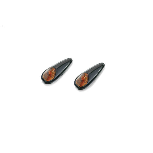 PUIG FRECCE LED MODELLO SPEED ARANCIONE - Lenti arancione e base nera - Non omologate - Dimensioni: 60x23 mm. - COD. 2546T