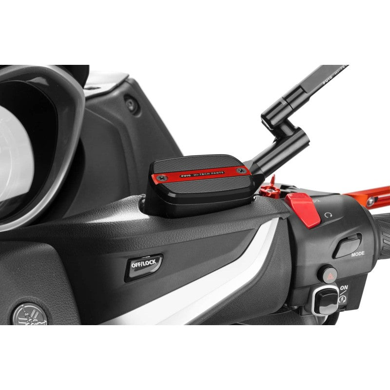 PUIG TAPPO SERBATOIO ANTERIORE PER FLUIDO FRENO ANT/POST. YAMAHA T-MAX 560 MAX TECH 22-24 ROSSO