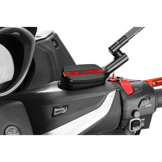 PUIG TAPPO SERBATOIO ANTERIORE PER FLUIDO FRENO ANT/POST. YAMAHA T-MAX 560 MAX TECH 22-24 ROSSO