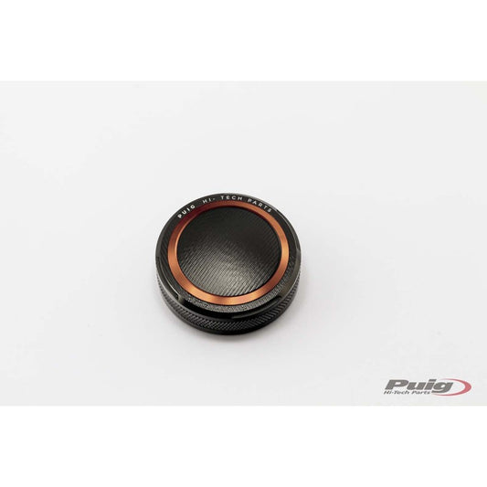 PUIG TAPPO SERBATOIO ANTERIORE PER FLUIDO FRENO YAMAHA YZF-R6 08-16 ARANCIONE
