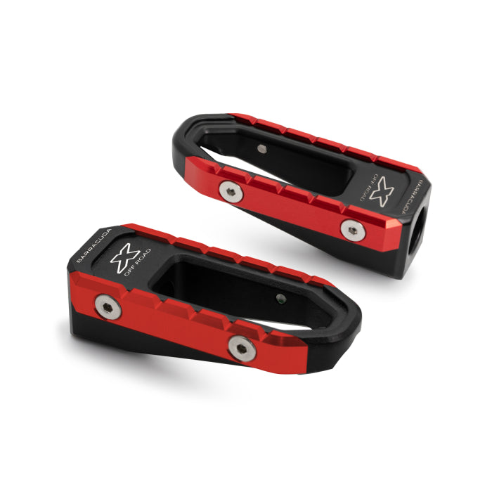 KIT PEDANE X-OFFROAD ROSSO (coppia) - Senza Categoria