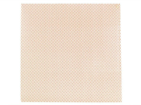 Retina decorativa in alluminio 30X30 cm colore Rosso