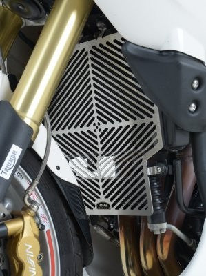 Retina prot.radiatore & rad.olio, acciaio inossidabile, TRIUMPH 1050 TIGER '07-'14 / 1050 TIGER SPORT '13-'18