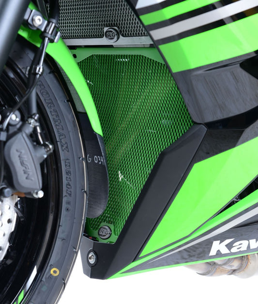 retina protezione collettori scarico Kawasaki Ninja 650 '17- - colore verde