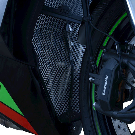 retina protezione collettori scarico, Kawasaki ZX-25R '20- (colore verde)