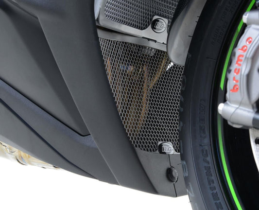retina protezione collettori scarico Kawasaki ZX10R '11-'20 (da installare con RAD0200BK) (col.verde)