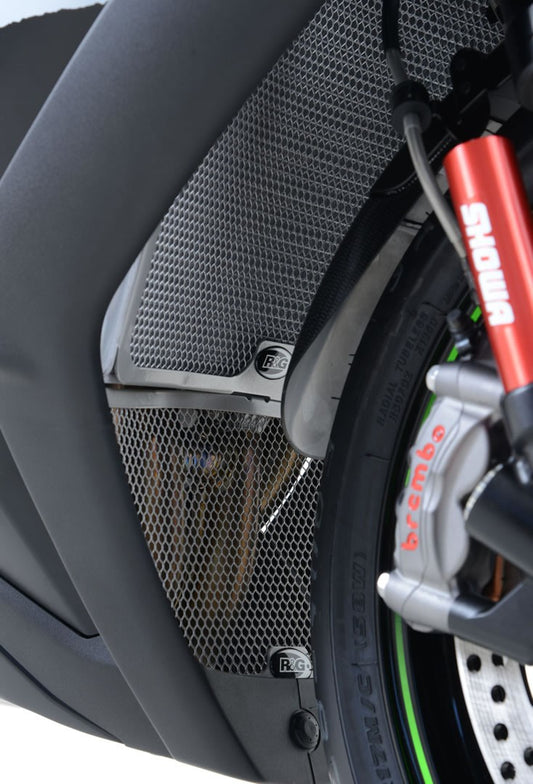 retina protezione collettori scarico Kawasaki ZX10R '11-'20 (da installare con RAD0200BK) (col.titanio)