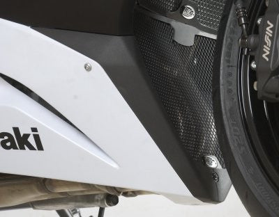 retina protezione collettori scarico Kawasaki ZX6R '13-'18 (colore titanio)