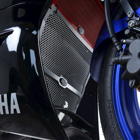 retina protezione collettori scarico, Yamaha YZF-R25 '19- / R3 '19- - colore rosso