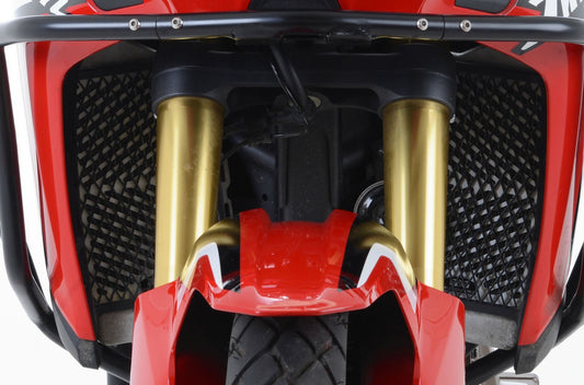 Retina protezione radiatore acciaio inossidabile, (cp) HONDA CRF1000L Africa Twin '16-'19 / Africa Twin Adv Sports '18-'19