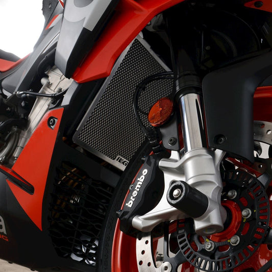 retina protezione radiatore - Aprilia 660 Tuono '21- / RS660 '21- (colore titanio)