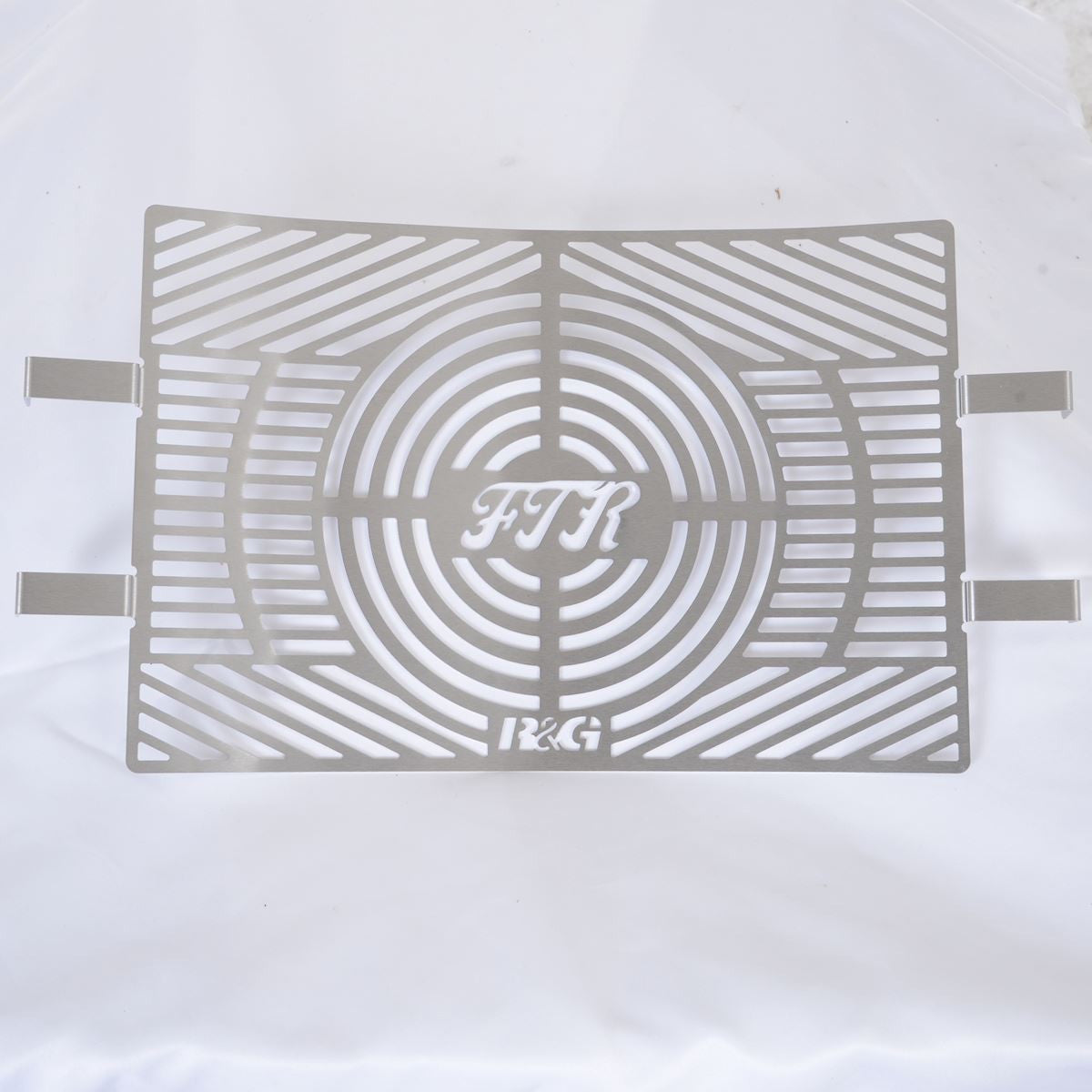 Retina protezione radiatore c/logo, acciaio inox - Indian FTR1200(S) '19-