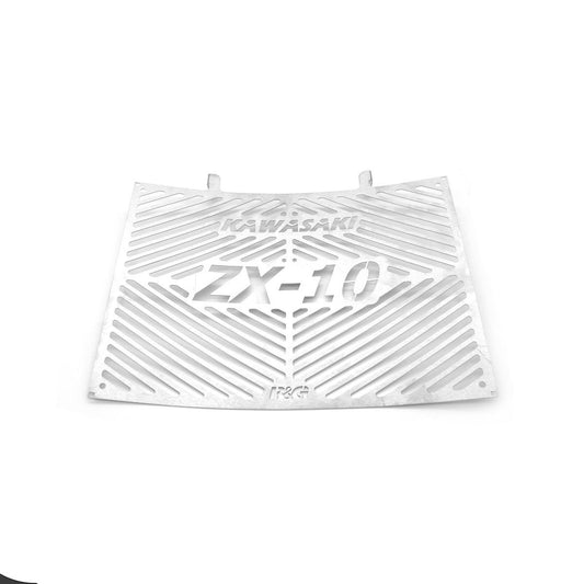 Retina protezione radiatore c/logo, acciaio inox - Kawasaki ZX-10R/RR '21-