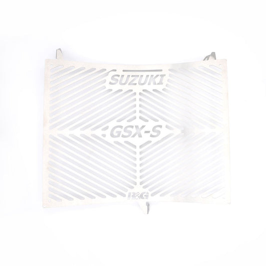 Retina protezione radiatore c/logo, acciaio inox- Suzuki Katana '19- / GSX-S 1000 /ABS/FA/GT /GSX-S950