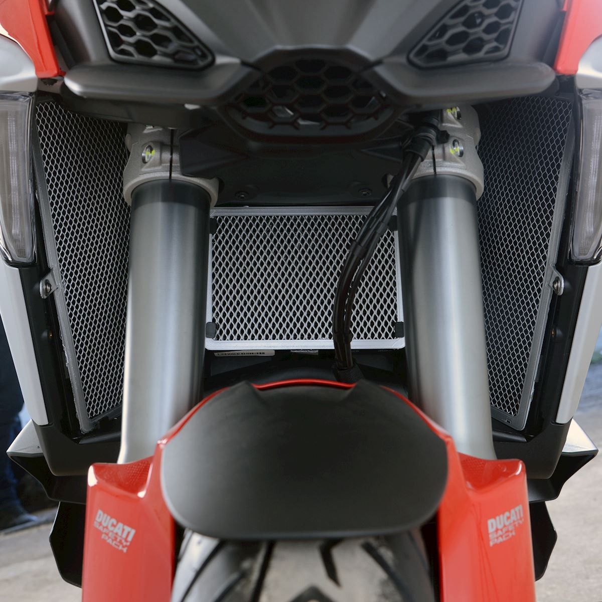 set 3 pz. retina protezione radiatore e radiatore olio - Ducati Multistrada V4 (S) (Sport) '21-