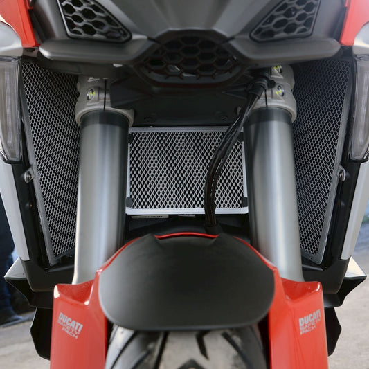 set 3 pz. retina protezione radiatore e radiatore olio - Ducati Multistrada V4 (S) (Sport) '21-