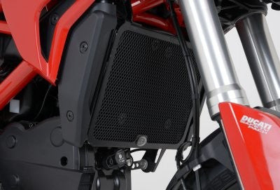 retina protezione radiatore - Ducati Hypermotard 821/939/939SP '13- / Ducati Hyperstrada 821/939 '13- (colore rosso)