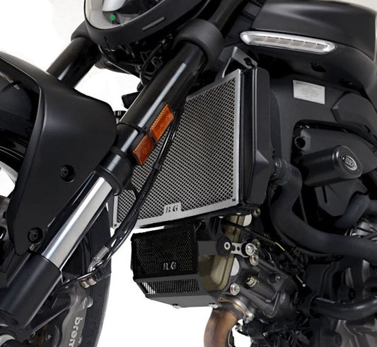 retina protezione radiatore - Ducati Monster 950 (+) '21- / Monster (950) '21- (colore rosso)