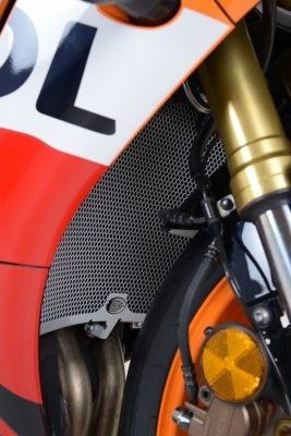 retina protezione radiatore - Honda CBR600RR '13-  (titanio)