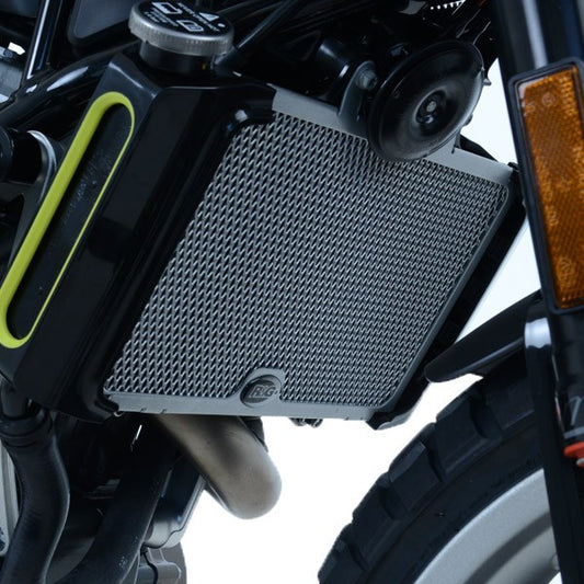 retina protezione radiatore - Husqvarna Vitpilen / Svartpilen 401 / KTM 390 Duke '17- (colore titanio)
