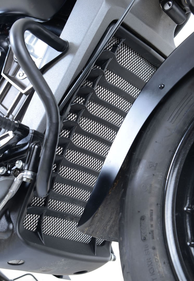 retina protezione radiatore - Indian Scout '15- / Scout Bobber / Scout Sixty (colore titanio)