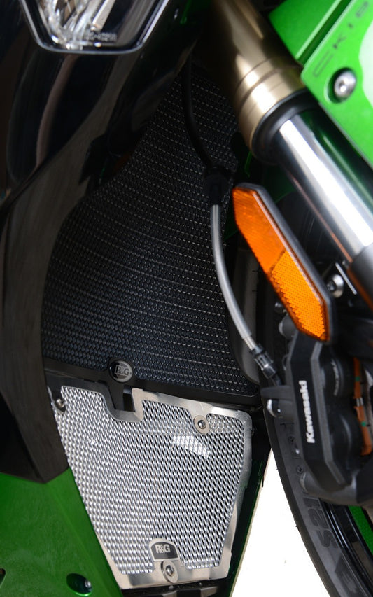 retina protezione radiatore - Kawasaki Z H2 '20- / H2 SX (colore verde)