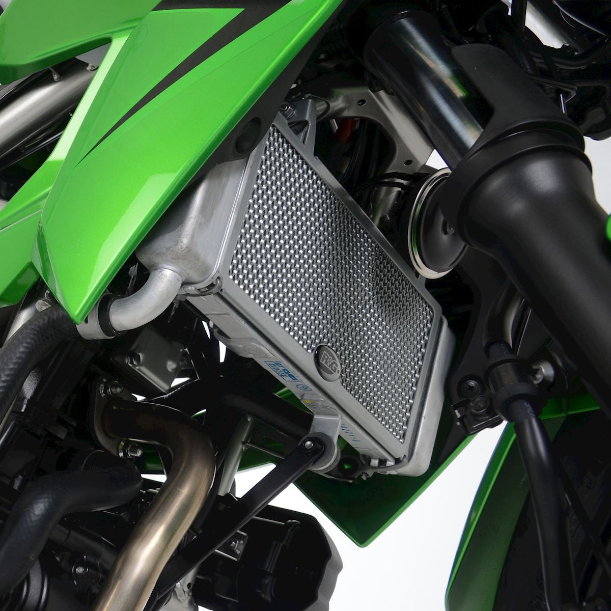 retina protezione radiatore - Kawasaki Ninja 125 / Z125 '19- (colore titanio)