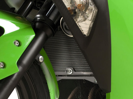 retina protezione radiatore - Kawasaki Ninja 300 / 250 '08-'17 / Z250 '13-'18 / Z300 (colore titanio)