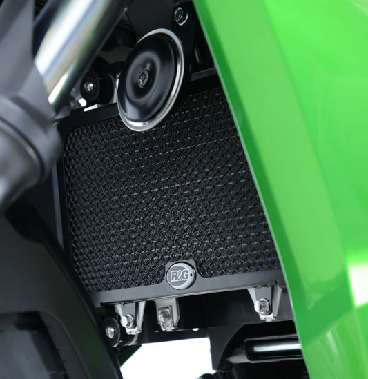 retina protezione radiatore - Kawasaki Versys X-250/300 (colore titanio)