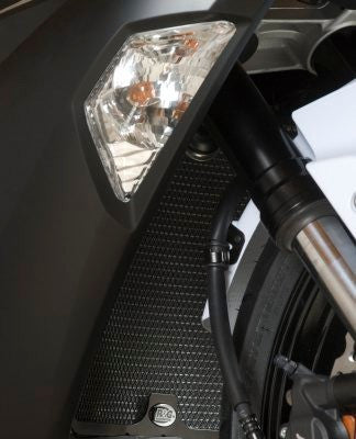 retina protezione radiatore - Kawasaki ZX6-R '13-'18  (titanio)