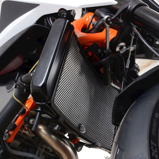retina protezione radiatore - KTM 890R Duke (colore titanio)