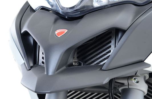 retina prot.radiatore olio acciaio inox, Ducati 1200 Multistrada '15- / Multistrada Enduro / 950 Multistrada (S) '17- / Multistrada 1260 / MTS V2(S) '22-