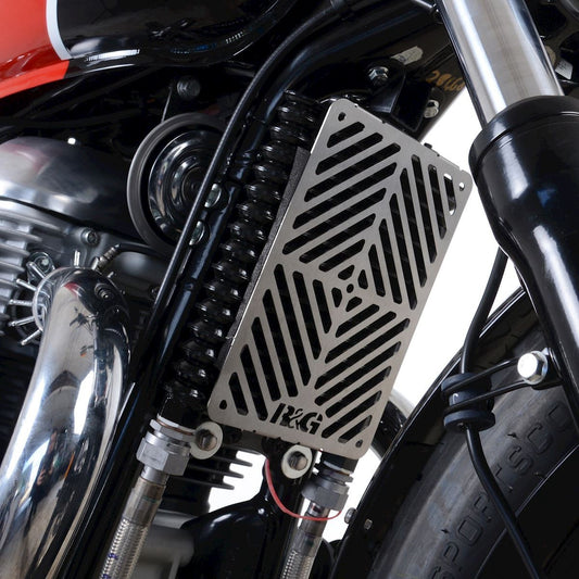 retina protezione radiatore olio acciaio inossidabile, Royal Enfield 650 Interceptor '19-