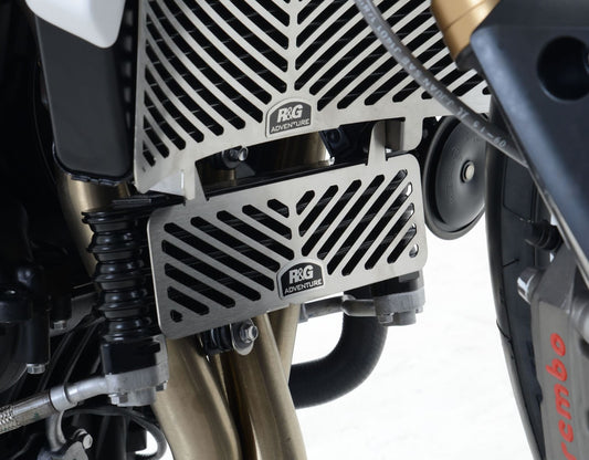 retina protezione radiatore olio acciaio inossidabile, Triumph Speed Triple '11-'15 / Speed Triple S/R '16- / Speed Triple RS '18-'20