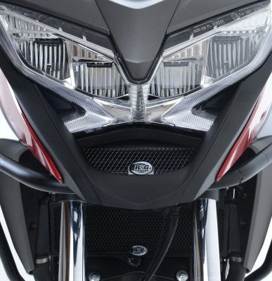 retina protezione radiatore olio, Honda Crossrunner '15- (colore titanio)