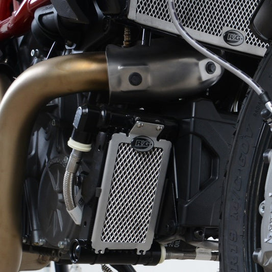 retina protezione radiatore olio, Indian FTR1200(S) '19- (colore rosso)