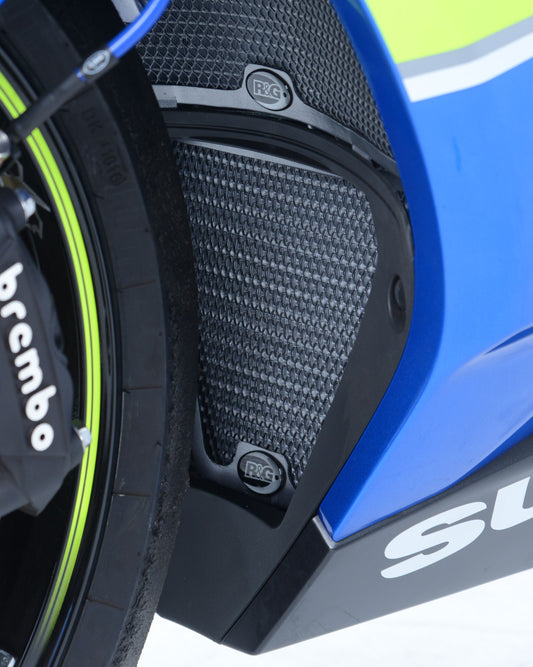 retina protezione radiatore olio, Suzuki GSX-R1000/R '17- (colore azzurro)