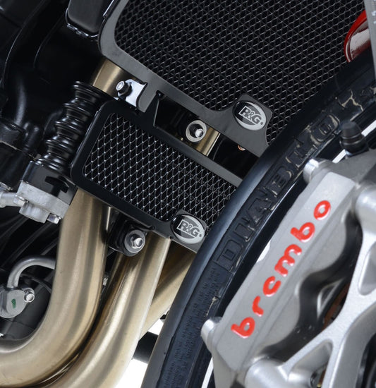 retina protezione radiatore olio, Triumph Speed Triple '11-'15 / Speed Triple R/S '16- / Speed Triple RS '18-'20 (colore titanio)