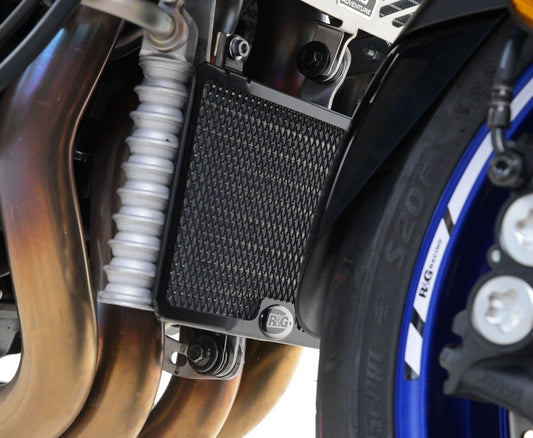retina protezione radiatore olio, Yamaha MT-10 '16- / MT-10 SP '17-'21 (colore titanio)