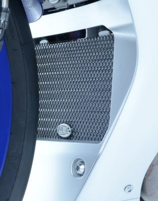 retina protezione radiatore olio, Yamaha YZF-R1 '15- / R1M '15- (colore blu)