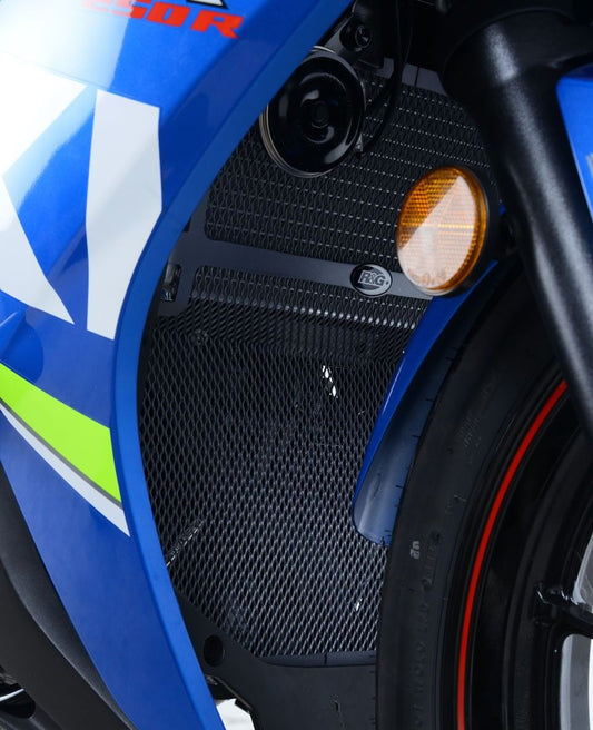 retina protezione radiatore - Suzuki GSX250R '17- (colore titanio)