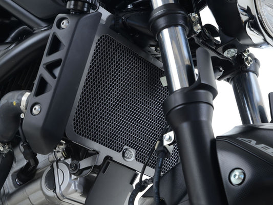 retina protezione radiatore - SUZUKI SV650 '16- / SV650X '18- (colore titanio)