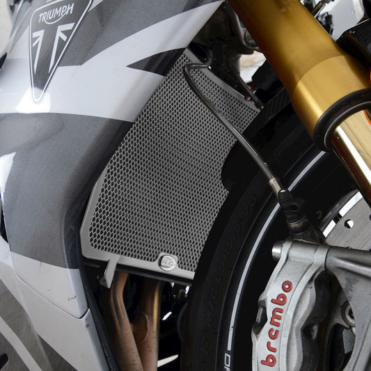 retina protezione radiatore - Triumph Daytona Moto2 765 (colore titanio)