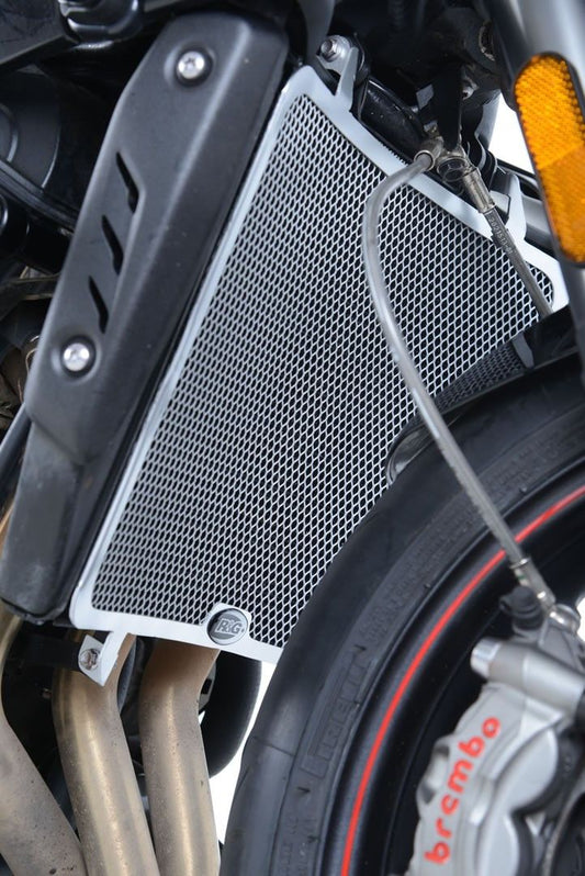 retina protezione radiatore - Triumph Street Triple 765 RS/R/S '17- (colore rosso)