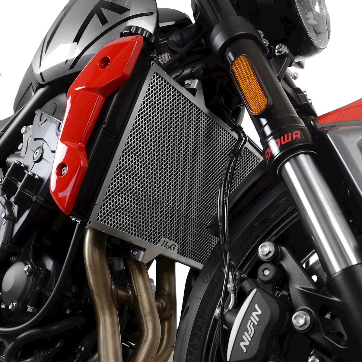 retina protezione radiatore - Triumph Trident 660 '21- / Tiger 660 Sport '22- (colore argento)